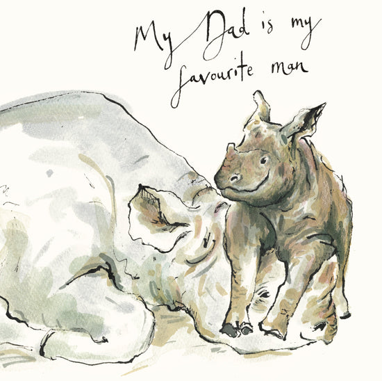 My Dad Rhino Card