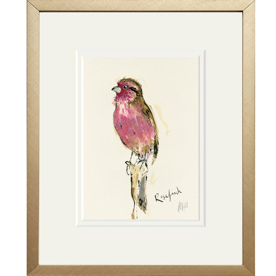 Afternoon Rosefinch Bird Print