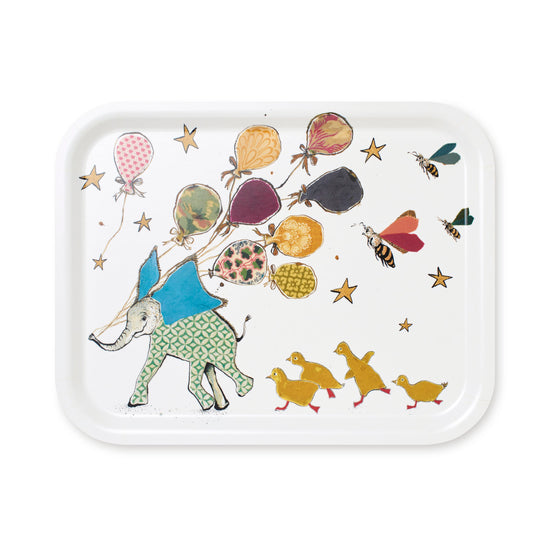 Elephant Parade Birch Veneer and Melamine Tray