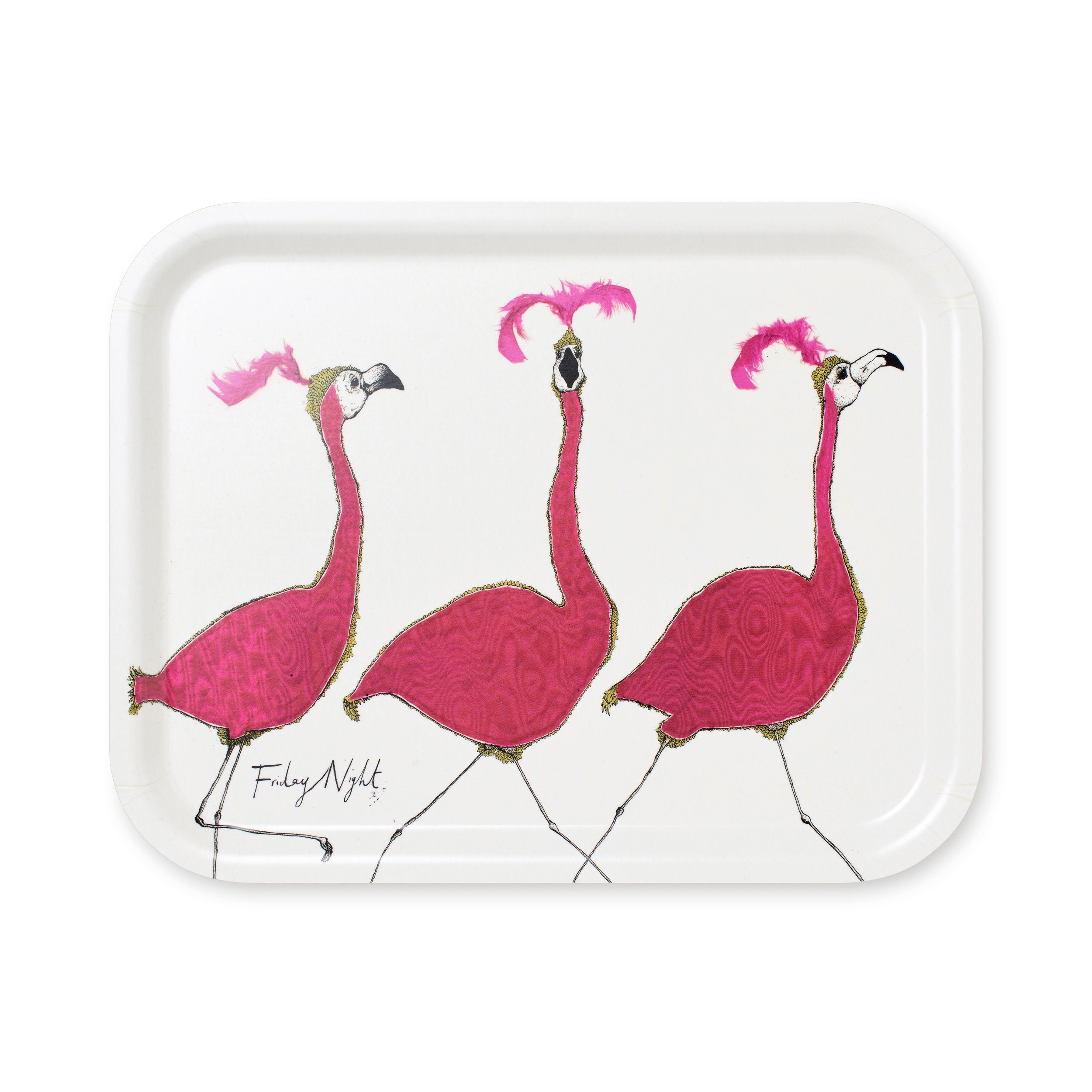 Friday Night Flamingo Print