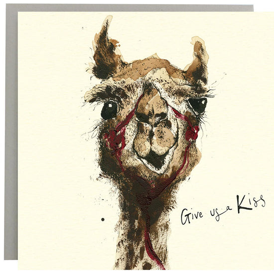 Give Us A Kiss Camel Card