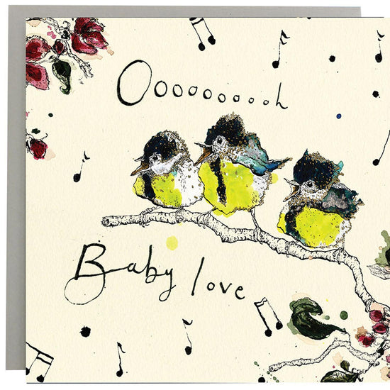 Ooooooh Baby Love Bird Card