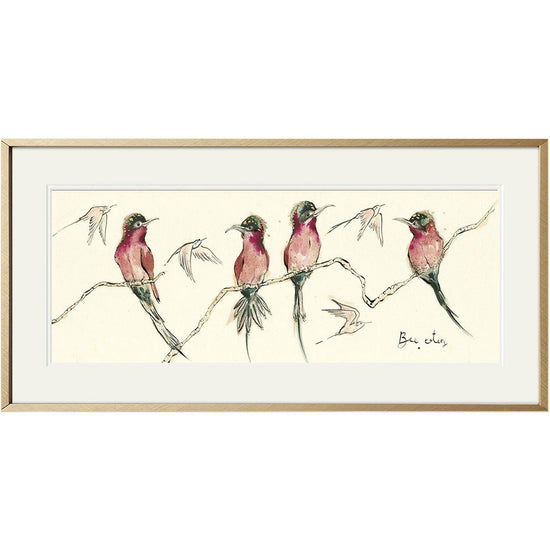 Southern Carmine Bee Eaters Print