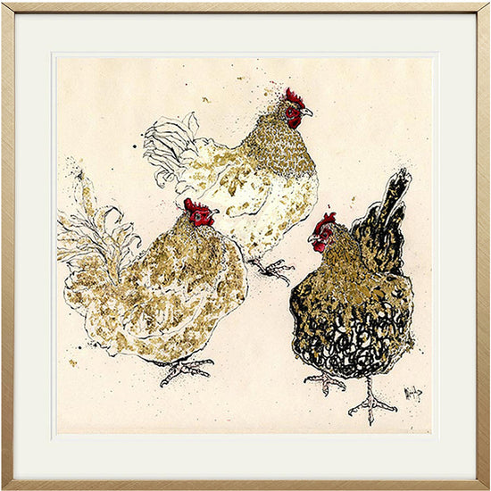 The Golden Chucks Chicken Print