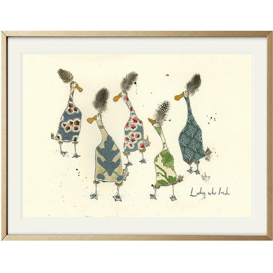 Ladies Who Lunch Duck Print