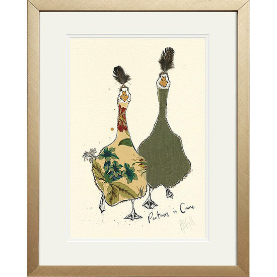 Partners in Crime Duck Print