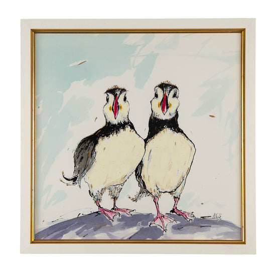 A Pair of Puffins Original Artwork