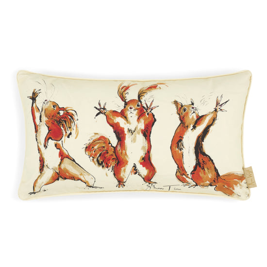Show Time Red Squirrel Cushion