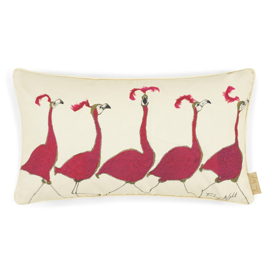 Friday Night Flamingo Cushion