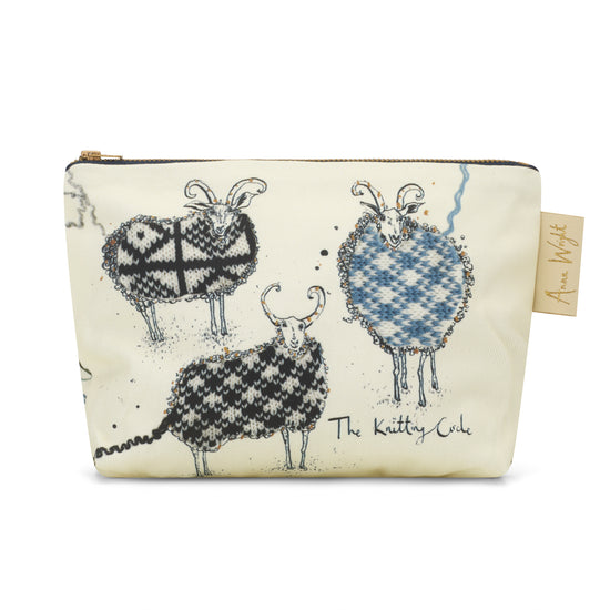 The Knitting Circle Sheep Make-up Bag