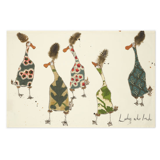 Ladies who Lunch Tea Towel
