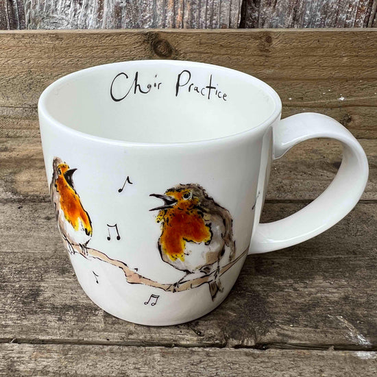 Choir Practice Robin Fine Bone China Mug