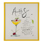 Amaretto Sour Cocktail Original Artwork