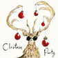 Christmas Party Stag Card (Pack of six)