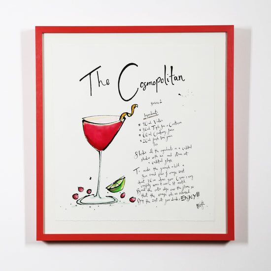Cosmopolitan Cocktail Original Artwork