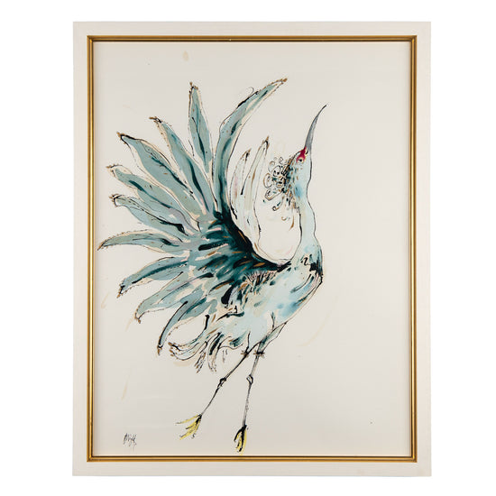 Flight of Fancy Sarus Crane Original Artwork