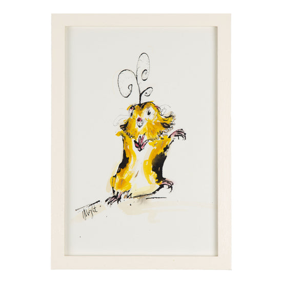 Saturday Nigh Fever Guinea Pig Original Artwork