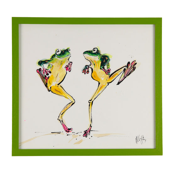 Dancing For Joy Frogs Original Artwork