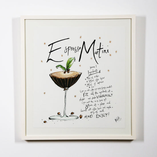 Espresso Martini Cocktail Original Artwork