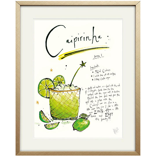 Caipirinha Cocktail Print