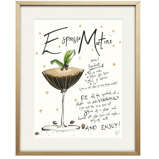 Espresso Martini Cocktail Print