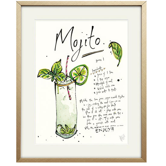 Mojito Cocktail Print