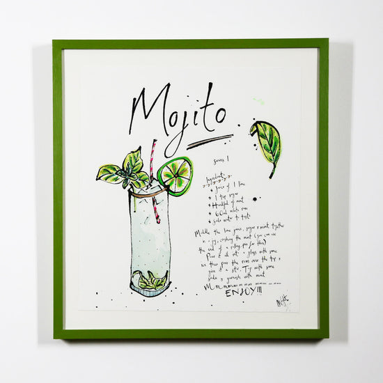 Mojito Cocktail Original Artwork
