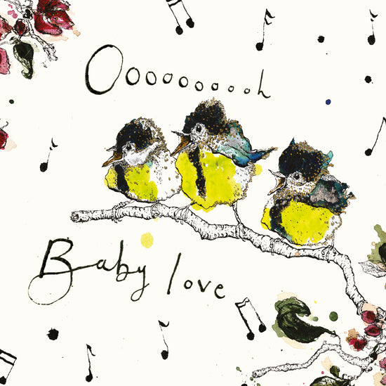 Ooooooh Baby Love Bird Card