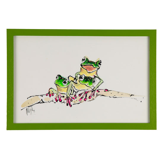 Playtime Frogs Original Artwork