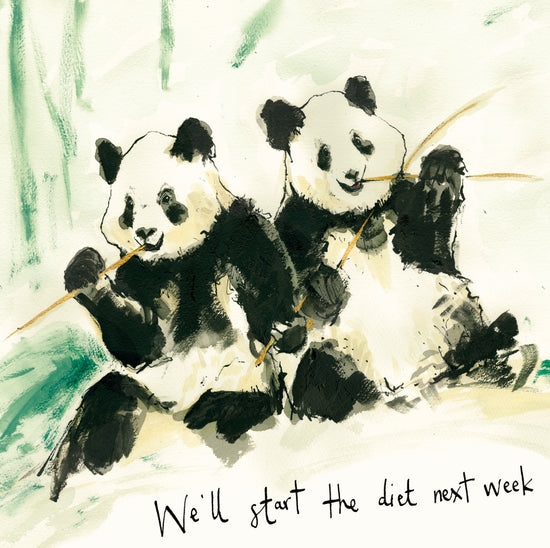 Snack Time Panda Card