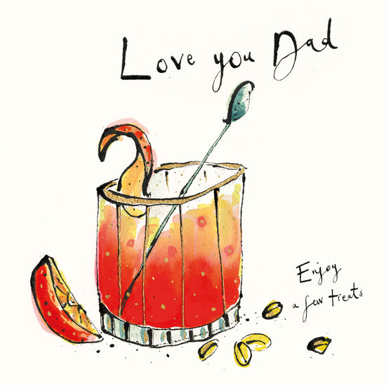 Love You Dad Cocktail Card