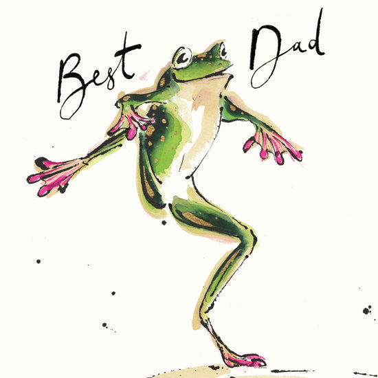 Best Dad Frog Card