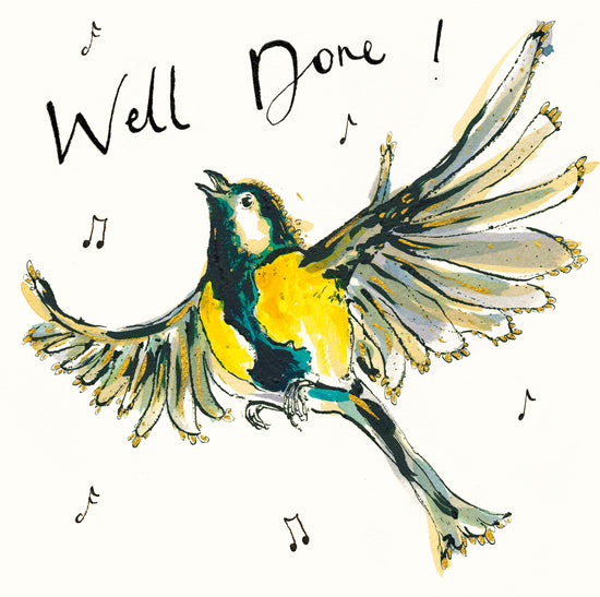 Well Done Great Tit Card