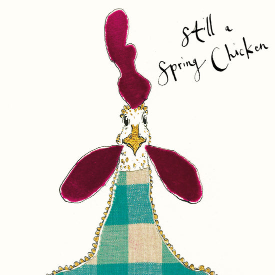 Still a Spring Chicken Birthday Card