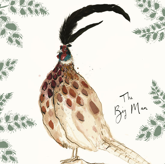 The Big Man Pheasant Card