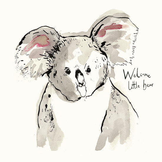 Welcome Little Bear Card