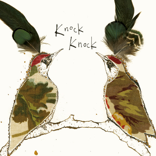 Knock Knock Woodpecker Bird Card