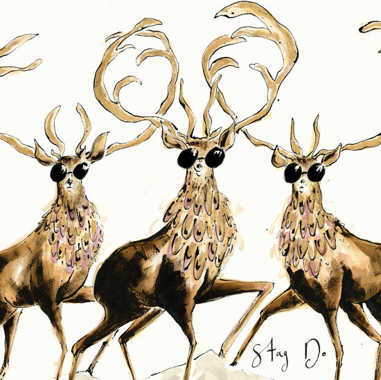 Stag Do Deer Card