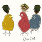 Chick Chat Bird Card - Bundle of Six
