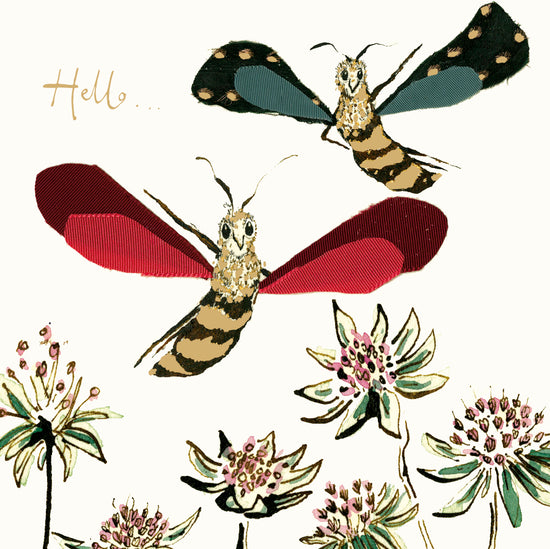 Hello...Bees Gold Foil Card