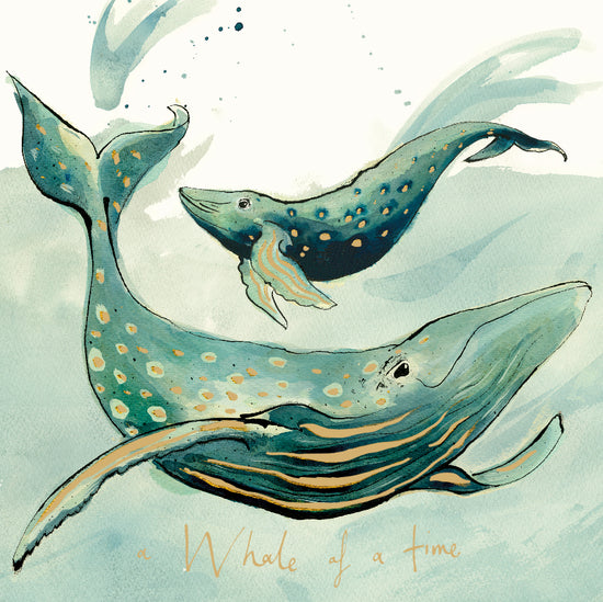 A Whale of a Time Gold Foil Card