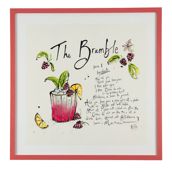 The Bramble Cocktail Original Artwork