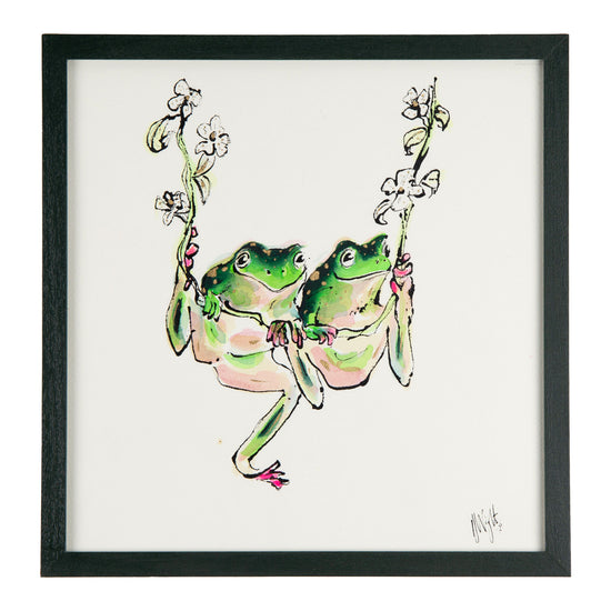 Happy Pair Frog Original Artwork