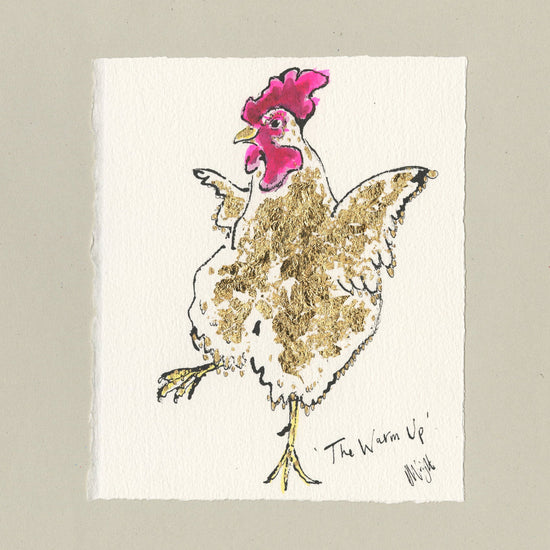 The Warm Up Mini Original Artwork