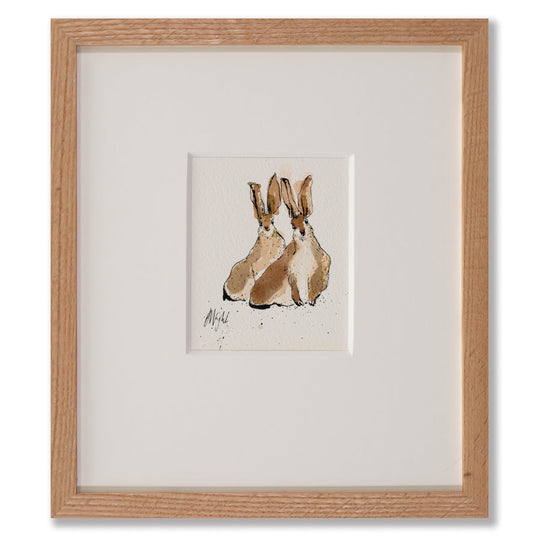 Two Wee Hares Original Artwork