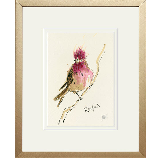 Morning Rosefinch Bird Print