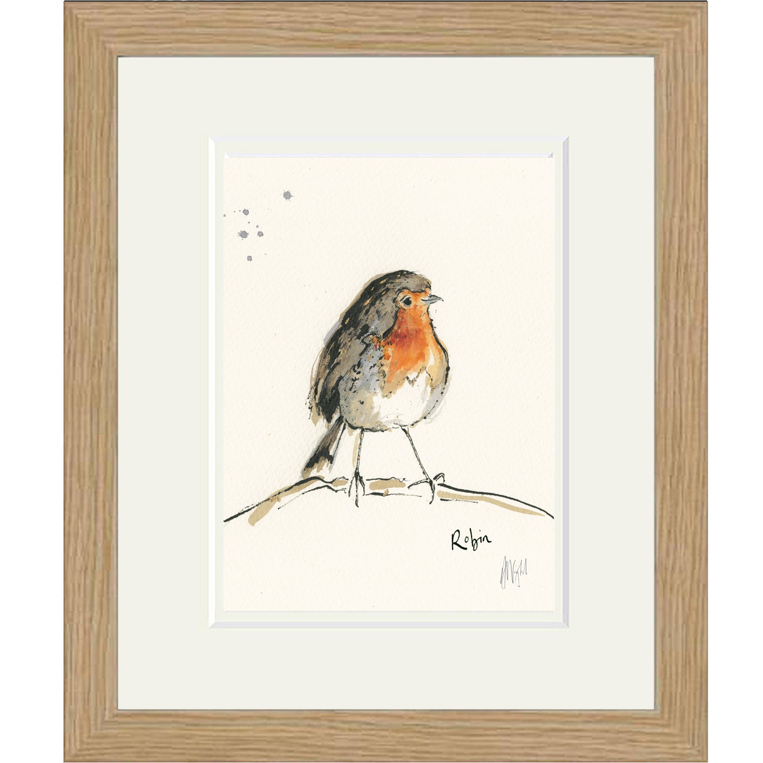 Robin Framed Giclee offers Print