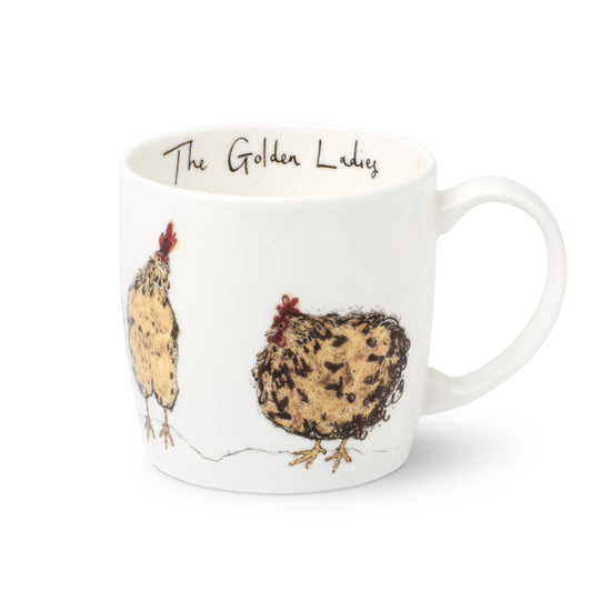 The Golden Ladies Chicken Fine Bone China Mug