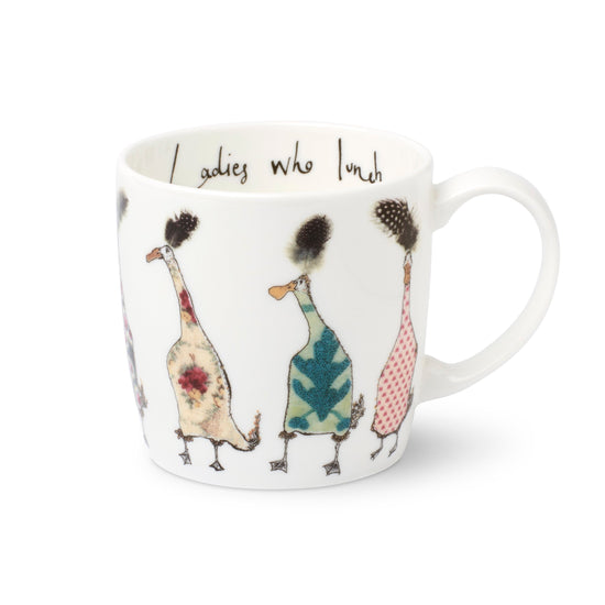 Ladies who Lunch Duck Fine Bone China Mug