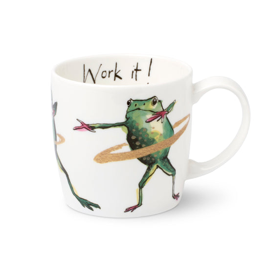 Work It! Frog Mug